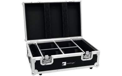 Roadinger Flightcase 4x AKKU TL-3 Trusslight QuickDMX mit Ladefu 