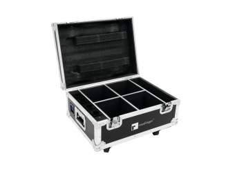 Roadinger Flightcase 4x Akku IP UP-4 QuickDMX mit Ladefunktion 