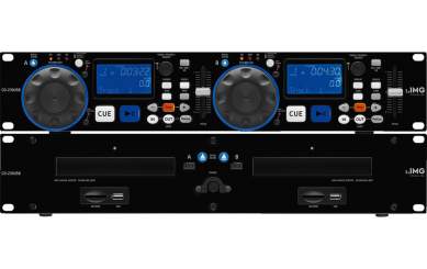 IMG Stageline CD-230USB Dual-CD-Spieler 