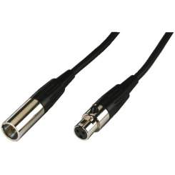 Monacor MCM-500/SW Mini-XLR-Verlängerung, 5m 