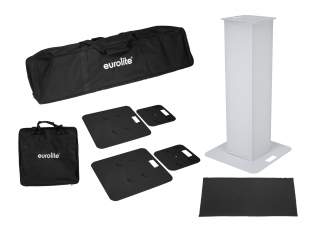 Eurolite 2x Stage Stand 100cm inkl. Cover und Tasche, schwarz 