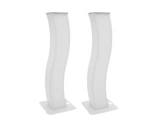 Eurolite 2x Stage Stand 150cm geschwungen inkl. Cover und Tasche 
