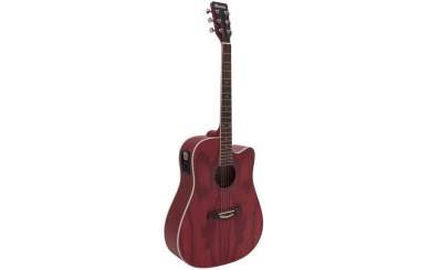 Dimavery JK-510 Western-Gitarre, Cutaway, grained 
