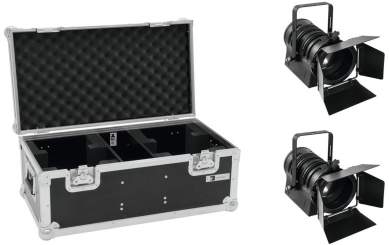 Eurolite Set 2x LED THA-40PC sw + Case 
