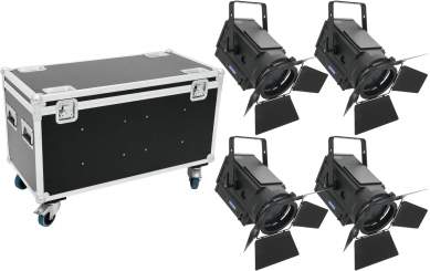 Eurolite Set 4x LED THA-250F + Case 