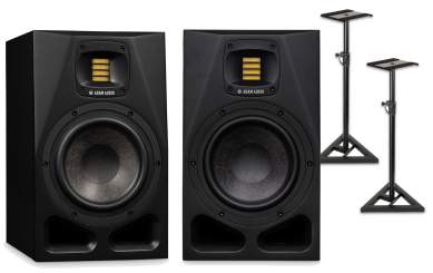 Adam Audio A7V Stativ Bundle 
