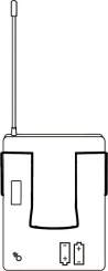 LD Systems Ersatzclip für Bodypack der WS ECO 16 BPH Serie 