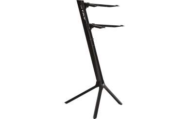 Stay Music SLIM S1100/02-BLK Keyboardständer 110cm - 2 Auflagen - schwarz 