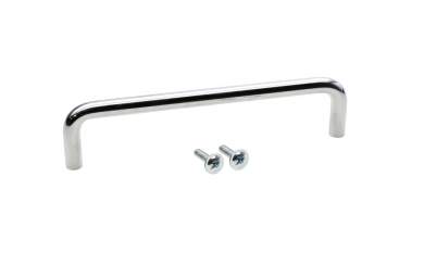 Adam Hall 3453 - Bügelgriff Stahl verchromt,136 mm + 2 Schrauben M4 x 16 mm 