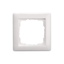 Sommer Schalterrahmen 1-fach , Baugröße: 55x55 mm, Kunststoff, Farbe: reinweiß W55KW-SR-1 