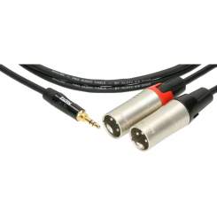 Klotz KY9-180 MiniLink PRO y-Kabel Mini Klinke 3,5 mm - 2 x XLR male, 1,80m 