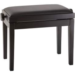 K&M 13970 Klavierbank, Bank schwarz matt, Sitz Kunstleder schwarz 