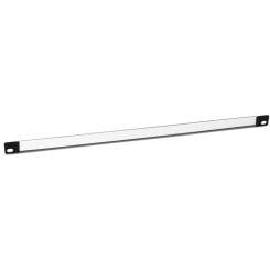 Adam Hall 19" U-Rackblende 0,5 HE, mit Kunststoff-Beschriftungsstreifen 