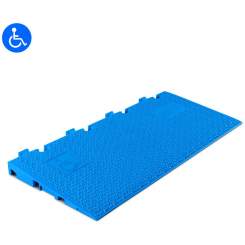 Defender Midi 5 2D blau Modulsystem für Rollstuhlrampe und barrierefreien Übergang - Rampe 