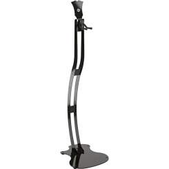 K&M 17640 Guitar Station L - Gitarrenständer, schwarz, hochglänzend 