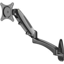 K&M 23870 Bildschirm-Wandhalter, schwarz 