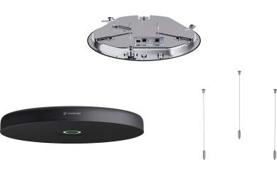 Sennheiser TCC M-S-B TeamConnect Ceiling Medium Decken-Mikrofon-Array schwarz mit Außengehäuse für Aufputzmontage 