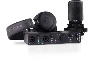Arturia MiniFuse Recording Pack schwarz 