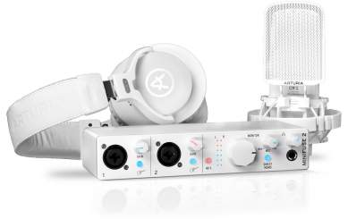 Arturia MiniFuse Recording Pack weiß 