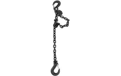 SAFETEX Anschlagkette EN818-4 mit Verkürzungshaken 1m WLL2000kg 