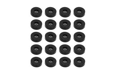 Adam Hall Hardware 4906 S M20AH - Set 20 x Gummifuß 38mm x 10mm 