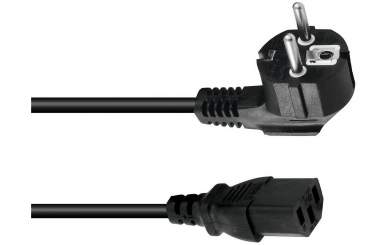Omnitronic Kaltgeräte Netzkabel 3x0,75 0,6m sw 