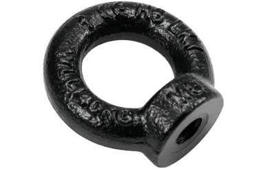 Safetex Ringmutter M8 schwarz galvanisiert DIN 582 