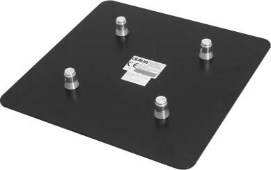 Alutruss QUADLOCK Endplatte M10-Konus Male 50cm x 50cm sw 