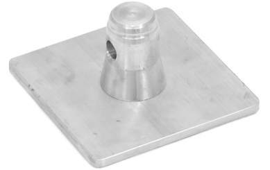 Alutruss SINGLELOCK Bodenplatte M-10 (eckig) MALE 