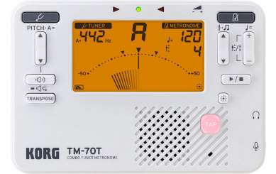 Korg TM-70 Metronom, Stimmgerät,  weiß 