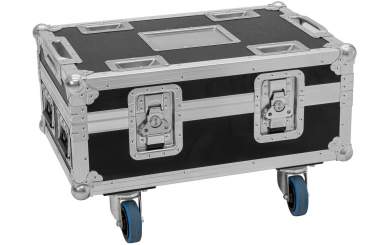 Roadinger Flightcase BAS-1 8x SILENT PAR 6 QCL FLOOR 