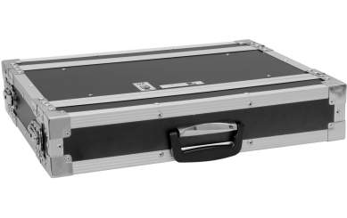 Roadinger Effektrack CO DD, 1HE, 24cm tief, schwarz 