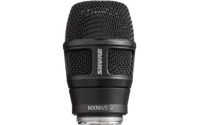 Shure RPW204 Dynamische Nexadyne 8/S Funkmikrofonkapsel Superniere, schwarz 