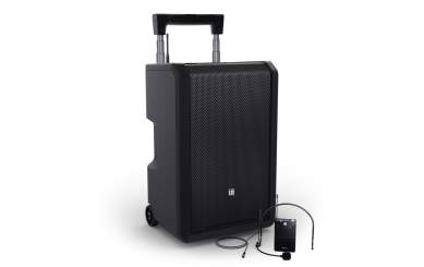 LD Systems ANNY® 10 BPH B5 - 10" Mobiler Bluetooth® PA-Lautsprecher mit Akku, Mixer und 1x Headset-Mikrofon (inkl. Taschensender) 