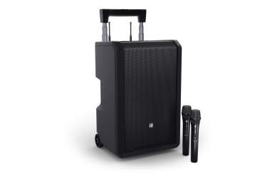 LD Systems ANNY® 10 HHD 2 B5 - 10" Mobiler Bluetooth® PA-Lautsprecher mit Akku, Mixer und 2x Funkmikrofon 