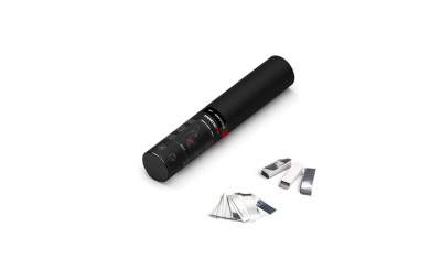 Magic FX Handheld Konfetti Kanone S 28cm Weiß/Silber 