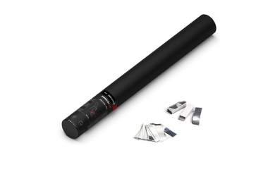 Magic FX Handheld Konfetti Kanone 50cm Weiß/Silber 