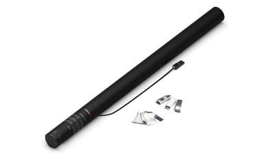 Magic FX Elektrische Konfetti Kanone Pro 80cm Weiß/Silber Met. 
