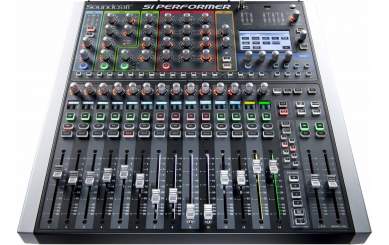 Soundcraft Si Performer 1 - Digitales Mischpult mit integrierter DMX/Lichtsteuerung 