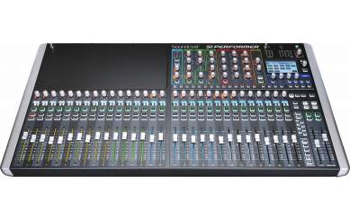 Soundcraft Si Performer 3 - Digitales Mischpult mit integrierter DMX/Lichtsteuerung 