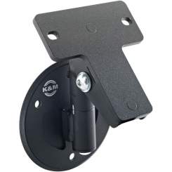 K&M 24161 Universal-Boxenwandhalter, schwarz struktur 