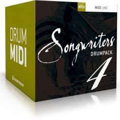 ToonTrack Songwriters Drumpack 4 MIDI-Pack (Licence Key) 