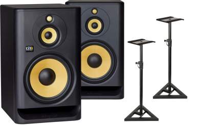 KRK Rokit RP10-3 G4 Stativ Set 