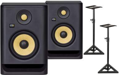 KRK Rokit RP5 G4 Stativ Set 