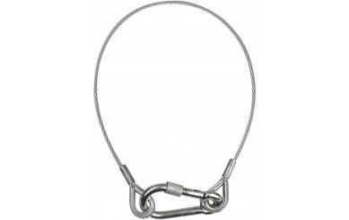 Showtec Safety Cable BGV-C1, 50 cm, 4mm 