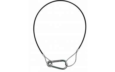 Showtec Safety Cable Light Duty, 50 cm, 2/3 mm 