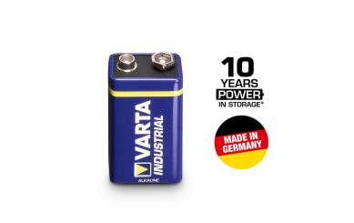 Varta Industrial - 9 V Block Batterie 