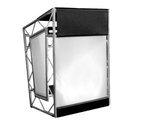 LiteConsole GO! black, kompakter DJ-Tisch 