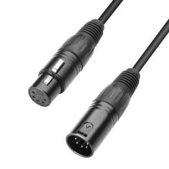 Adam Hall DMX Kabel XLR male 5 Pol auf XLR female 5 Pol 10 m 