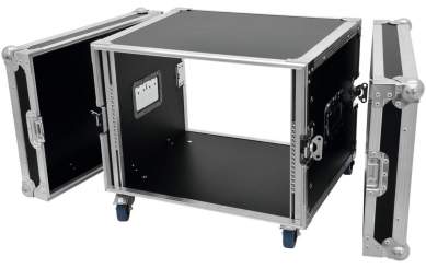Roadinger Rack Profi 8HE 45cm mit Rollen 